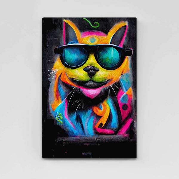 Tableau Chat Pop Art Cool | TableauDecoModerne®