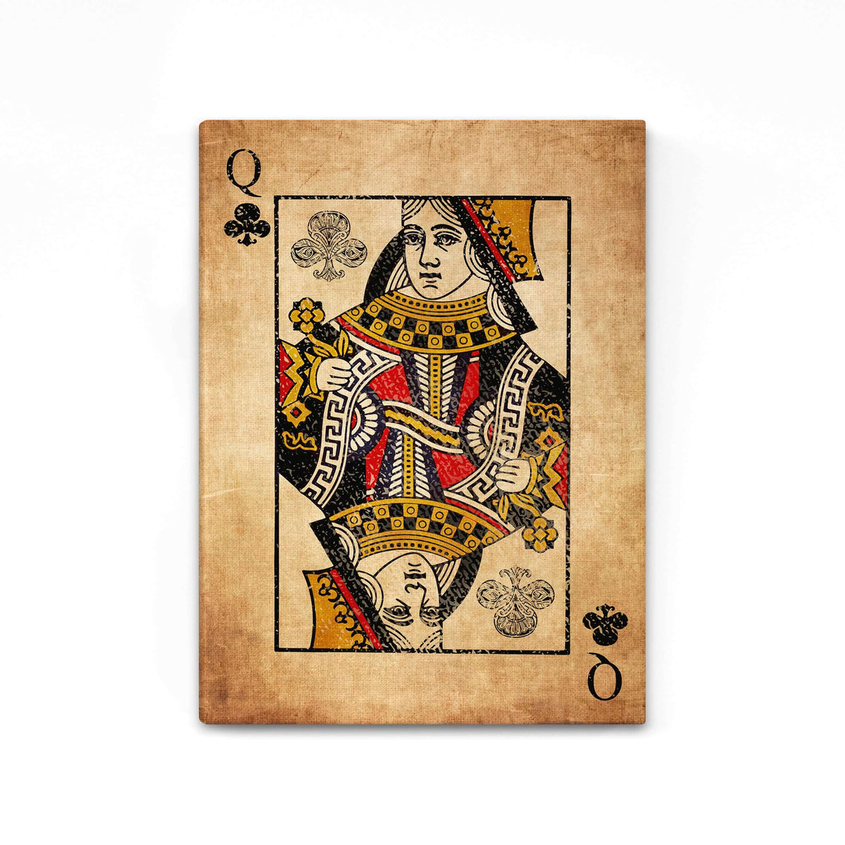 Jeu Ancien 9 Cartes Portrait De Lyon – Parfait état (sauf Dame De Trèfle)