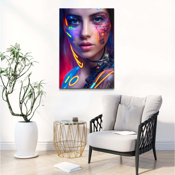 Tableau de Femme Coloré | TableauDecoModerne®