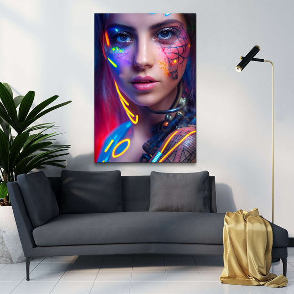Tableau de Femme Coloré | TableauDecoModerne®