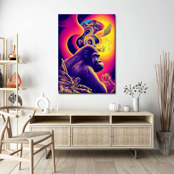 Tableau Gorille Pop Art | TableauDecoModerne®