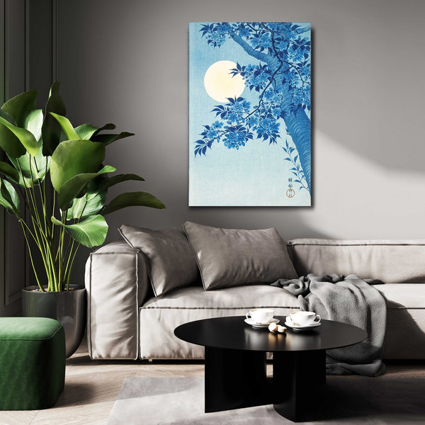 Tableau Cerisier Japonais Bleu | TableauDecoModerne®