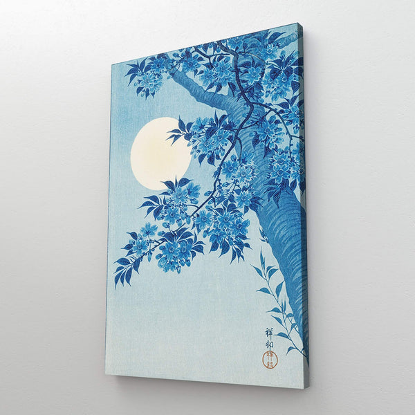 Tableau Cerisier Japonais Bleu | TableauDecoModerne®