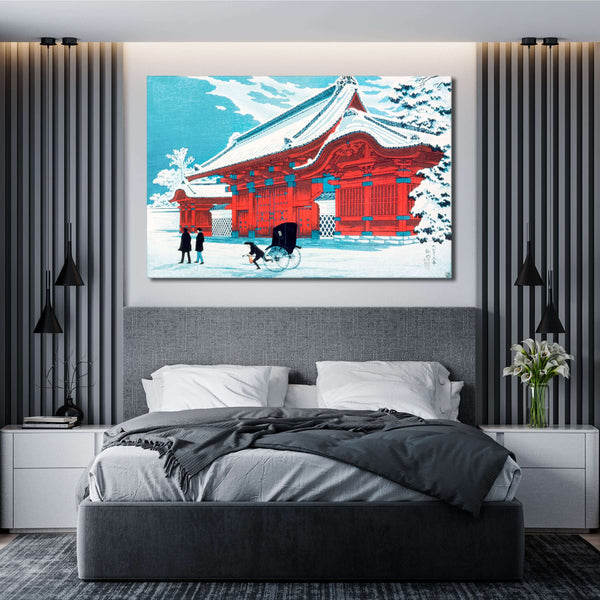 Tableau Japonais Neige | TableauDecoModerne®