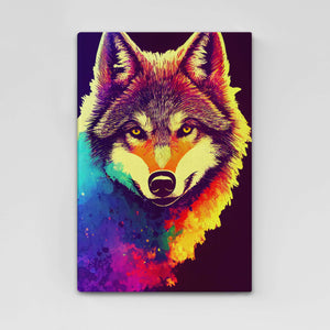 Tableau Pop Art Loup | TableauDecoModerne®