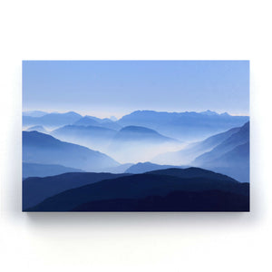 Tableau Paysage Montagne Bleu | TableauDecoModerne®