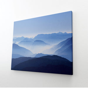 Tableau Paysage Montagne Bleu | TableauDecoModerne®