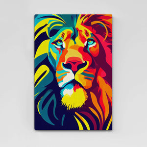 Tableau Lion Pop Art Cool | TableauDecoModerne®