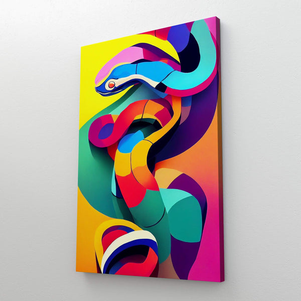 Tableau Pop Art Serpent | TableauDecoModerne®