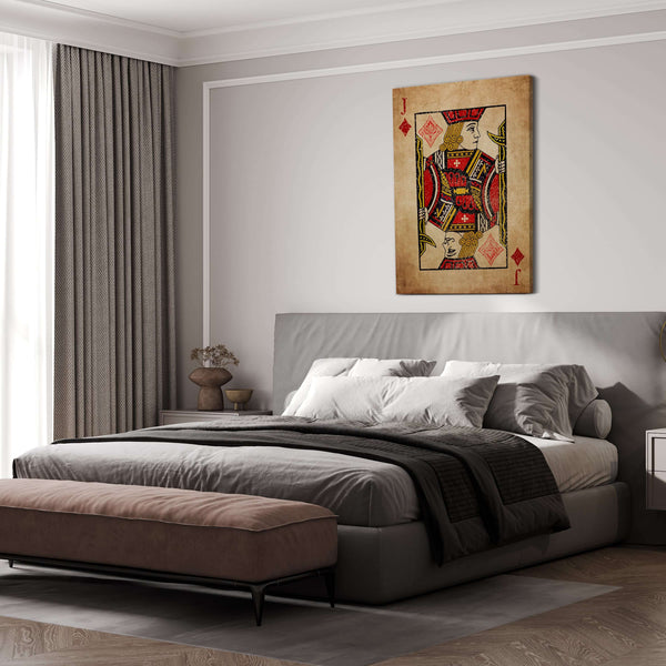 Tableau Valet de Carreau Vintage | TableauDecoModerne®