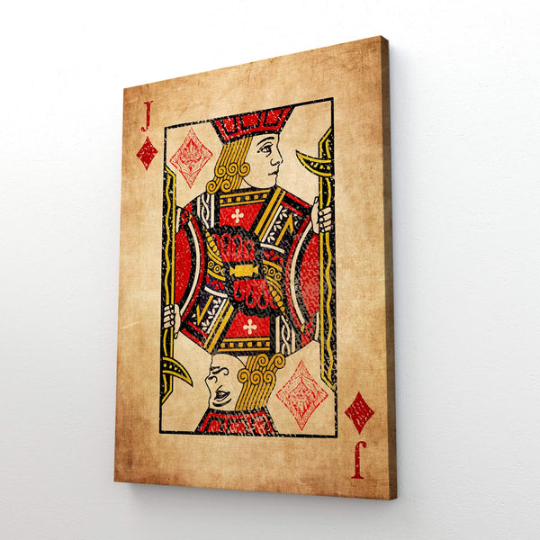 Tableau Valet de Carreau Vintage | TableauDecoModerne®