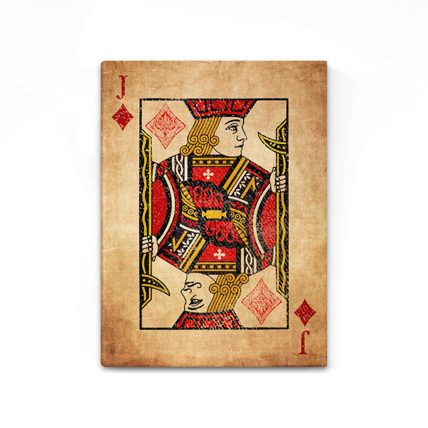 Tableau Valet de Carreau Vintage | TableauDecoModerne®