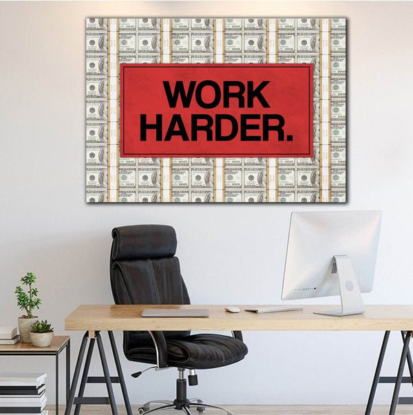 Tableau Motivation Work Harder | TableauDecoModerne®